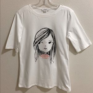 MAX & Co. Designer Graphic Print Shirt ~ Women’s S